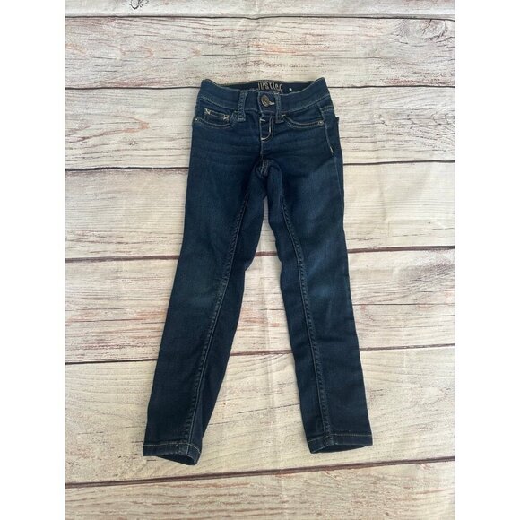 Girls Justice mid rise Jeggings 6 slim - Picture 1 of 2